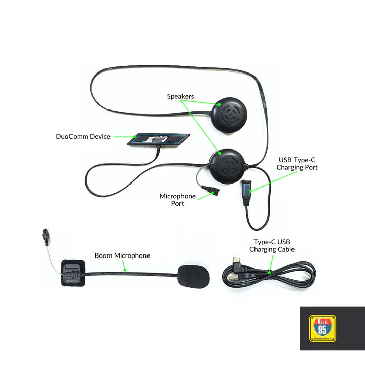Route 95 Duo-Comm Rider to Rider Intercom