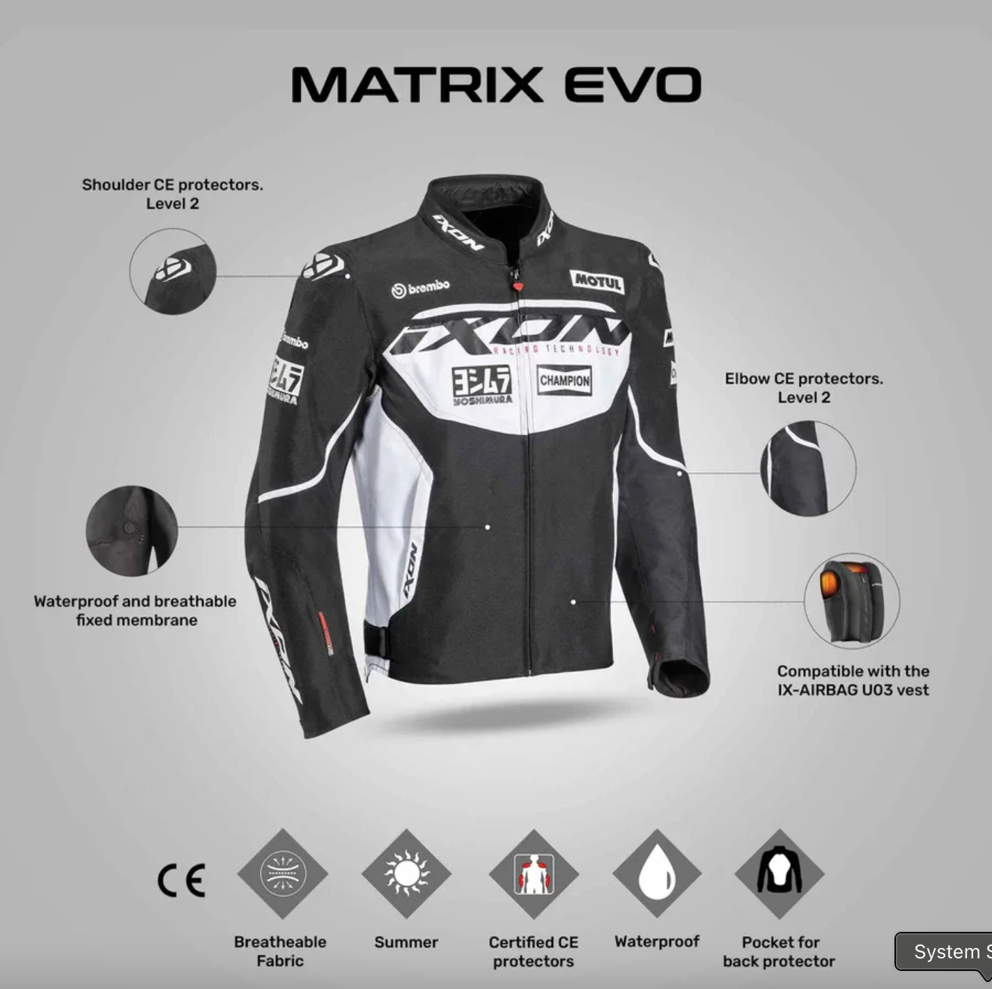 Ixon Matrix Evo Jacket