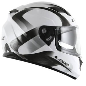 LS2 FF320 Velvet-Matt White_Grey