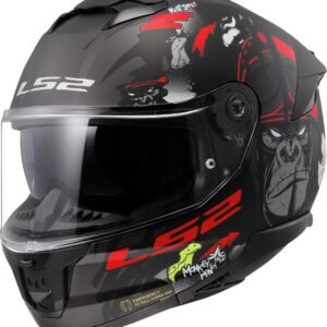 FF320 STREAM II ANGRY MONKEY MATT BLACK RED-06