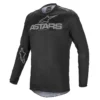 Alpinestars Fluid Graphite Jersey Black Dark Grey Size - L