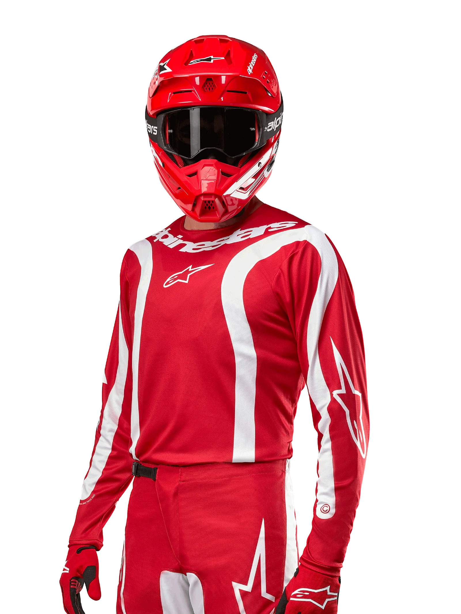 Alpinestars Fluid Lurv Jersey Mars Red White Size - XXL Alpinestars Fluid Lurv Jersey Mars Red White Size - XXL